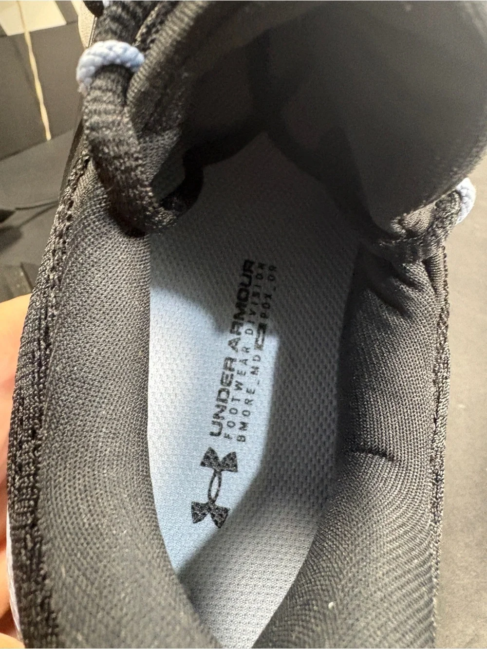 Under Armour Charged Vantage Black&White Women's Athletic Running Shoes S-8.5 - Picture 10 of 11